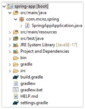 STS Spring Boot Eclipse Project