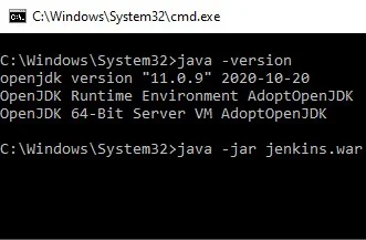 run jenkins war file