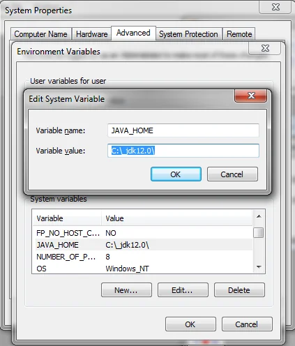 JAVA_HOME not found