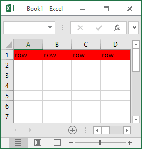 row and column differences