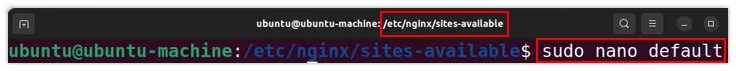 nginx load balancer config file