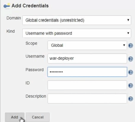 Jenkins credential